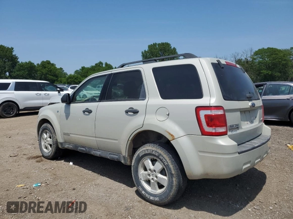 2008 Ford Escape XLT with VIN 1FMCU93198KE67763, listed as a Copart auction lot 60103005 with 147,075 mi miles and Salvage title. Bid and sale history available at DreamBid. Image 2.
