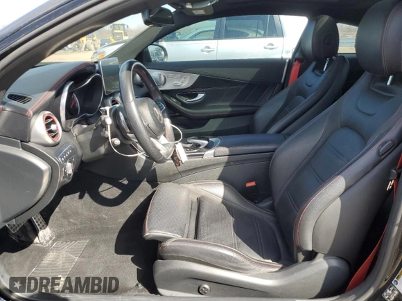 2017 Mercedes-Benz C 43 AMG with VIN WDDWJ6EB0HF499837, listed as a Copart auction lot 50178235 with 89,672 mi miles and Salvage Title. Bid and sale history available at carsss.com. Image 7.