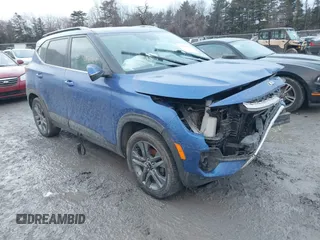 2021 Kia Seltos S with VIN KNDEU2AA5M7045302, listed as a IAAI auction lot 41221708 with 72,592 mi miles and . Bid and sale history available at DreamBid. Image 1.