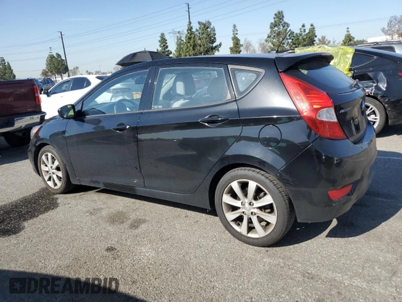 2012 Hyundai Accent SE with VIN KMHCU5AE6CU052167, listed as a Copart auction lot 52408755 with 184,652 mi miles and Clean Title. Bid and sale history available at carsss.com. Image 2.