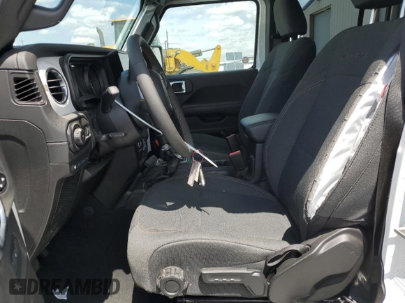 2024 Jeep Wrangler Sahara с VIN 1C4RJXP62RW275130, выставлен на аукционе Copart как лот 62665895 с пробегом 21 521 миль миль и На запчасти • Non repairable. История ставок и продаж доступна на DreamBid. Изображение 7.