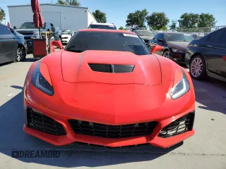 2018 Chevrolet Corvette Z06 1LZ with VIN 1G1YN2D65J5600170, listed as a Copart auction lot 57647814 with 38,226 mi miles and Salvage Title. Bid and sale history available at carsss.com. Image 5.