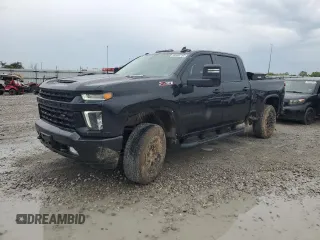 2023 Chevrolet Silverado 3500HD LT with VIN 1GC4YTEY0PF240781, listed as a Copart auction lot 56460795 with 81,196 mi miles and Salvage title. Bid and sale history available at DreamBid. Image 1.