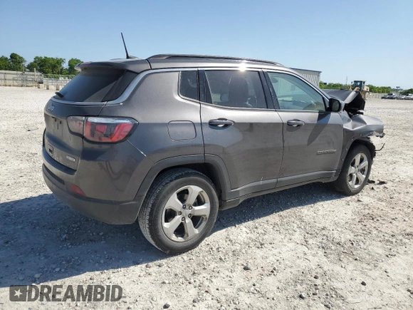 2019 Jeep Compass Latitude with VIN 3C4NJCBB5KT654713, listed as a Copart auction lot 52508305 with 113,586 mi miles and Salvage title. Bid and sale history available at DreamBid. Image 3.