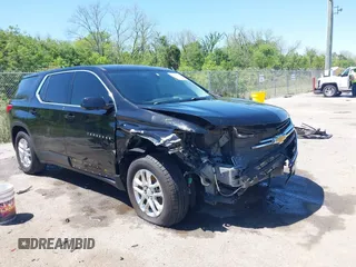 2020 Chevrolet Traverse LS z VIN 1GNERFKW4LJ283752, wystawiony jako IAAI lot #42000570 z przebiegiem 100 331 mil mil oraz . Historia ofert i sprzedaży dostępna na DreamBid. Obrazek 1.