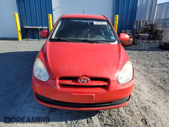 2009 Hyundai Accent Man L with VIN KMHCN35C39U129726, listed as a Copart auction lot 46670615 with 163,922 mi miles and Clean Title. Bid and sale history available at carsss.com. Image 5.