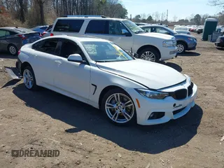 2019 BMW 4 Series 440i xDrive with VIN WBA4J7C58KBM76130, listed as a IAAI auction lot 41885173 with 43,690 mi miles and . Bid and sale history available at carsss.com. Image 1.