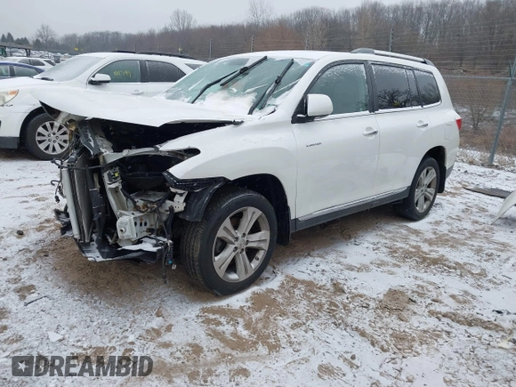 2012 Toyota Highlander Limited with VIN 5TDDK3EH1CS150230, listed as a IAAI auction lot 41227542 with 205,232 mi miles. Bid and sale history available at carsss.com. Image 18.