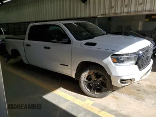 2023 Ram 1500 Big Horn with VIN 1C6RRFFGXPN666856, listed as a Copart auction lot 74139104 with 48,597 mi miles and Salvage title. Bid and sale history available at DreamBid. Image 4.