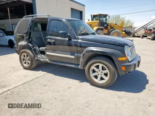 2006 Jeep Liberty Limited with VIN 1J4GL58K36W122621, listed as a Copart auction lot 60894695 with 87,384 mi miles and Salvage title. Bid and sale history available at DreamBid. Image 4.