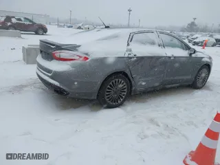 2014 Ford Fusion Titanium with VIN 3FA6P0K94ER320436, listed as a IAAI auction lot 41568918 with 183,040 mi miles. Bid and sale history available at carsss.com. Image 4.