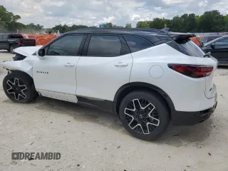 2023 Chevrolet Blazer RS with VIN 3GNKBERS1PS124857, listed as a Copart auction lot 61958325 with 37,226 mi miles and Non repairable. Bid and sale history available at DreamBid. Image 2.