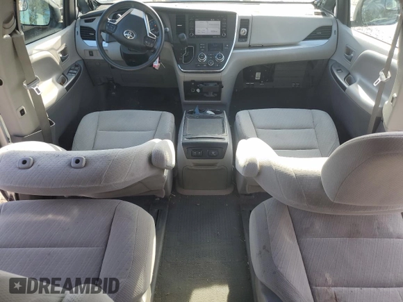 2019 Toyota Sienna LE with VIN 5TDJZ3DC1KS217606, listed as a Copart auction lot 78441064 with 71,717 mi miles and Salvage Title. Bid and sale history available at carsss.com. Image 8.