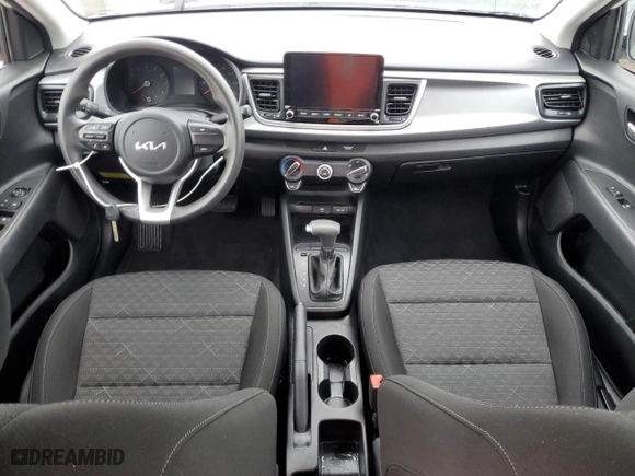 2023 Kia Rio LX with VIN 3KPA24AD1PE566211, listed as a Copart auction lot 74059324 with 0 miles and Non Repairable. Bid and sale history available at carsss.com. Image 8.