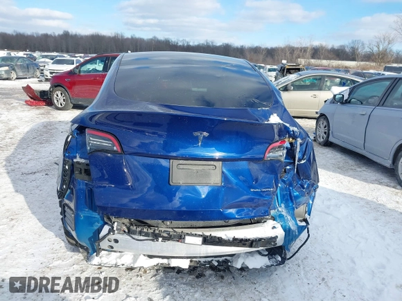 2021 Tesla Model Y Long Range with VIN 5YJYGDEE1MF083780, listed as a IAAI auction lot 41549308 with 37,372 mi miles and . Bid and sale history available at DreamBid. Image 17.