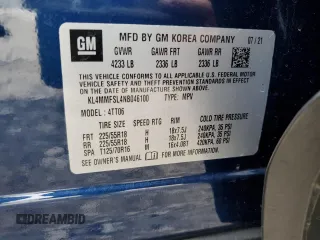 2022 Buick Encore GX Essence с VIN KL4MMFSL4NB046100, выставлен на аукционе Copart как лот 56189995 с пробегом 16 319 миль миль и Списание • Salvage title. История ставок и продаж доступна на DreamBid. Изображение 13.