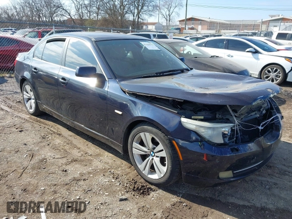 2009 BMW 5 Series 528i with VIN WBANU53559C122165, listed as a IAAI auction lot 41420321 with 148,320 mi miles and . Bid and sale history available at carsss.com. Image 1.