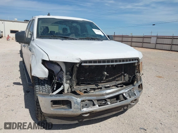 2019 Ford F-150 XL with VIN 1FTEW1E42KKE77610, listed as a IAAI auction lot 41765076 with 155,437 mi miles and . Bid and sale history available at DreamBid. Image 6.