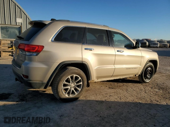 2014 Jeep Grand Cherokee Limited with VIN 1C4RJFBG9EC254250, listed as a Copart auction lot 83446364 with 133,017 mi miles and Salvage Title. Bid and sale history available at carsss.com. Image 3.