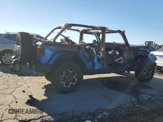 2022 Jeep Wrangler Unlimited Rubicon with VIN 1C4JJXR61NW274975, listed as a Copart auction lot 53778635 with Not provided miles and Non repairable. Bid and sale history available at DreamBid. Image 3.