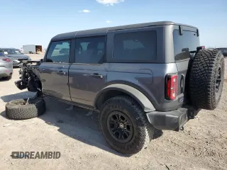 2023 Ford Bronco with VIN 1FMEE5DP0PLB11325, listed as a Copart auction lot 50306455 with 34,358 mi miles and Salvage Title. Bid and sale history available at carsss.com. Image 2.