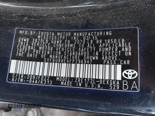 2015 Toyota Corolla L с VIN 5YFBURHE4FP296947, выставлен на аукционе IAAI как лот 42482174 с пробегом 153 509 миль миль и . История ставок и продаж доступна на DreamBid. Изображение 9.