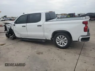2024 Chevrolet Silverado 1500 Custom with VIN 3GCPABEK4RG267443, listed as a Copart auction lot 70267084 with 11,304 mi miles and Salvage Title. Bid and sale history available at DreamBid. Image 2.