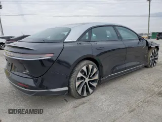 2023 Lucid Air Touring with VIN 50EA1TEA3PA003723, listed as a Copart auction lot 45769105 with 0 mi miles and Salvage Title. Bid and sale history available at carsss.com. Image 3.