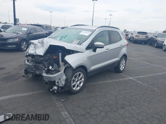 2021 Ford EcoSport SE with VIN MAJ3S2GE3MC431771, listed as a IAAI auction lot 41989483 with 33,778 mi miles and . Bid and sale history available at DreamBid. Image 2.