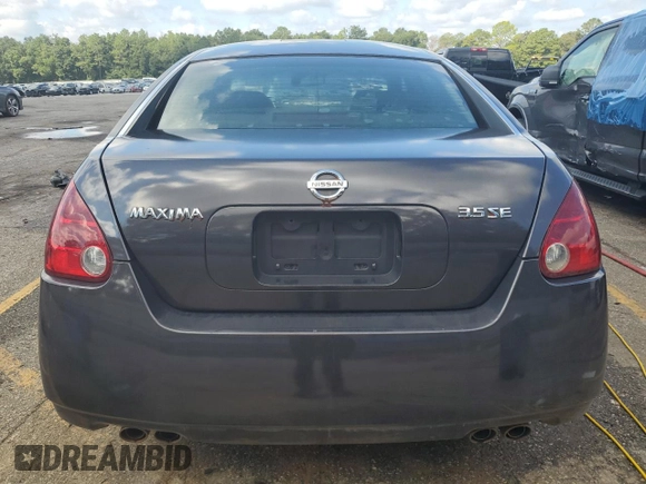 2006 Nissan Maxima SE with VIN 1N4BA41E06C845645, listed as a Copart auction lot 71938354 with 154,372 mi miles and Salvage Title. Bid and sale history available at DreamBid. Image 6.