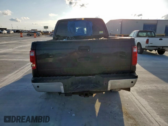 2011 Ford F-250 XL with VIN 1FT7W2BT0BEC60470, listed as a Copart auction lot 58010955 with 184,294 mi miles and Salvage title. Bid and sale history available at DreamBid. Image 6.