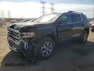2023 GMC Acadia SLT with VIN 1GKKNULS9PZ253455, listed as a Copart auction lot 49116085 with 53,346 mi miles and Salvage title. Bid and sale history available at DreamBid. Image 1.