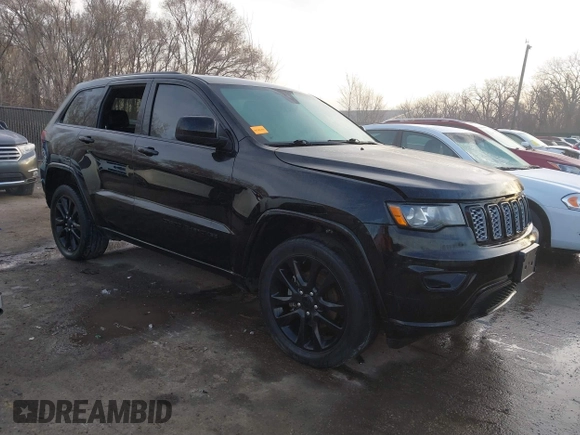 2019 Jeep Grand Cherokee Laredo E with VIN 1C4RJFAG4KC608897, listed as a IAAI auction lot 41771603 with 106,525 mi miles and . Bid and sale history available at DreamBid. Image 1.