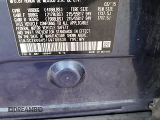 2016 Honda HR-V EX with VIN 3CZRU6H51GM706636, listed as a Copart auction lot 49734804 with 137,388 mi miles and Salvage Title. Bid and sale history available at carsss.com. Image 12.