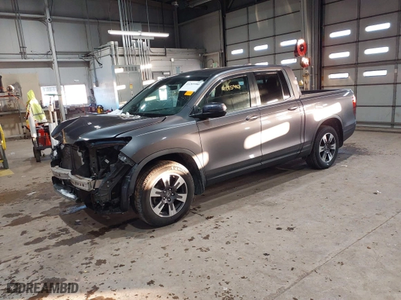 2019 Honda Ridgeline RTL with VIN 5FPYK2F54KB005791, listed as a IAAI auction lot 41285980 with 49,729 mi miles. Bid and sale history available at carsss.com. Image 18.
