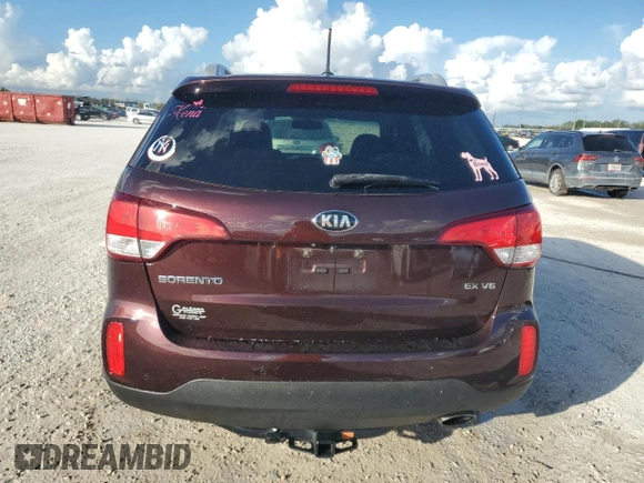 2015 Kia Sorento EX with VIN 5XYKU4A78FG644297, listed as a Copart auction lot 85431194 with 151,279 mi miles and Salvage Title. Bid and sale history available at carsss.com. Image 6.