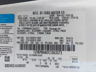 2012 Ford Mustang Premium with VIN 1ZVBP8AM2C5263373, listed as a IAAI auction lot 42447187 with 131,159 mi miles and . Bid and sale history available at DreamBid. Image 9.
