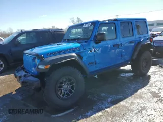 2022 Jeep Wrangler Unlimited Sport S with VIN 1C4HJXDG0NW203829, listed as a Copart auction lot 47921245 with 17,967 mi miles and Salvage Title. Bid and sale history available at DreamBid. Image 1.