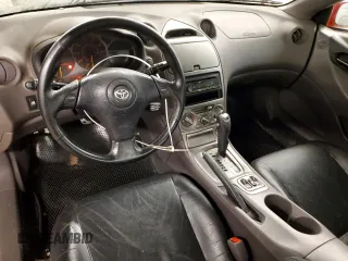 2000 Toyota Celica GTS with VIN JTDDY32T0Y0034485, listed as a Copart auction lot 43575605 with 185,521 mi miles and Salvage Title. Bid and sale history available at carsss.com. Image 8.