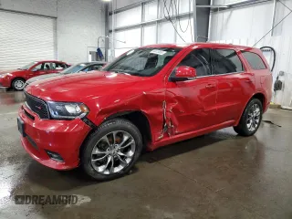 2019 Dodge Durango GT z VIN 1C4RDJDG4KC744047, wystawiony jako Copart lot #50415865 z przebiegiem 111 983 mil mil oraz Szkoda całkowita • Salvage title. Historia ofert i sprzedaży dostępna na DreamBid. Obrazek 1.