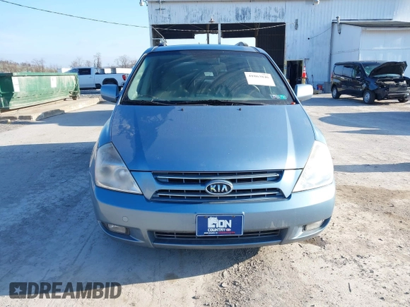 2010 Kia Sedona EX with VIN KNDMH4C32A6325352, listed as a IAAI auction lot 41863846 with 92,813 mi miles. Bid and sale history available at carsss.com. Image 6.