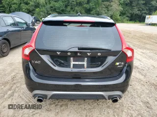 2017 Volvo V60 R-Design Platinum with VIN YV149MSS5H1369658, listed as a Copart auction lot 66592114 with 0 mi miles and Salvage Title. Bid and sale history available at carsss.com. Image 6.