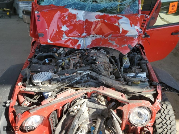 2018 Jeep Wrangler JK Unlimited Rubicon with VIN 1C4BJWFG2JL812221, listed as a Copart auction lot 74482114 with 0 mi miles and Salvage Title. Bid and sale history available at carsss.com. Image 12.