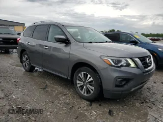 2017 Nissan Pathfinder SV with VIN 5N1DR2MN0HC668833, listed as a Copart auction lot 53475295 with 102,111 mi miles and Salvage title. Bid and sale history available at DreamBid. Image 4.
