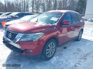 2016 Nissan Pathfinder Platinum with VIN 5N1AR2MM6GC600769, listed as a IAAI auction lot 41632185 with 124,211 mi miles. Bid and sale history available at carsss.com. Image 17.