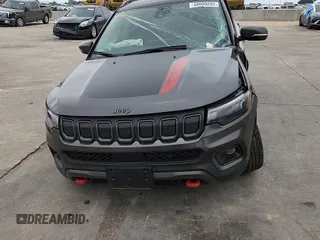 2022 Jeep Compass Trailhawk with VIN 3C4NJDDB8NT159574, listed as a Copart auction lot 58089285 with 24,276 mi miles and Salvage title. Bid and sale history available at DreamBid. Image 15.