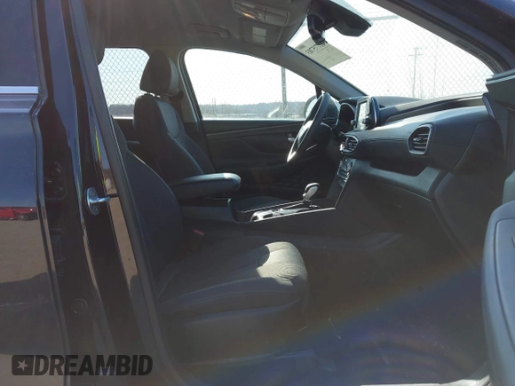 2019 Hyundai Santa Fe SEL with VIN 5NMS3CAD0KH058762, listed as a IAAI auction lot 41775703 with 49,755 mi miles. Bid and sale history available at carsss.com. Image 5.