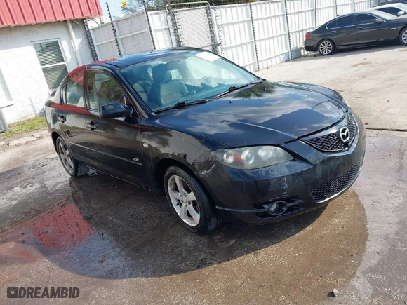2005 Mazda Mazda3 s with VIN JM1BK123951255389, listed as a IAAI auction lot 41474533 with 205249 miles. Bid and sale history available at carsss.com. Image 1.