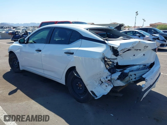 2024 Nissan Sentra S z VIN 3N1AB8BV5RY226580, wystawiony jako IAAI lot #41865600 z przebiegiem 13 160 mil mil oraz . Historia ofert i sprzedaży dostępna na DreamBid. Obrazek 3.
