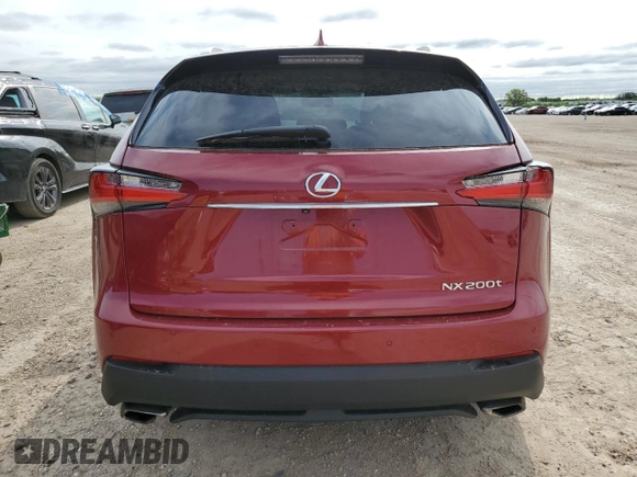 2017 Lexus NX 200t with VIN JTJYARBZ1H2073911, listed as a Copart auction lot 51391125 with 105,923 mi miles and Clean Title. Bid and sale history available at DreamBid. Image 6.
